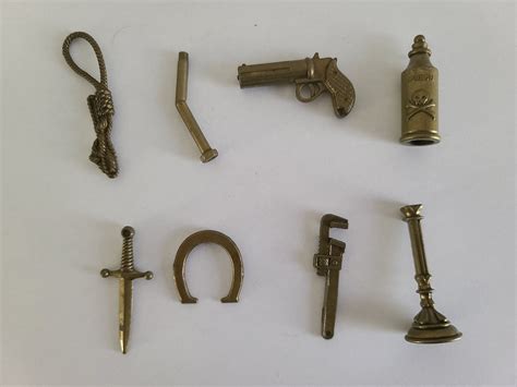 Clue Board Game Weapons