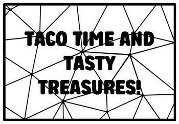 TACO TIME AND TASTY TREASURES! Hispanic Heritage Month Coloring Pages ...