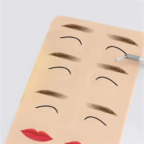 Silicone Fake Skins for Eyebrow, Eyeline,Lip ,3D Microblading Face ...
