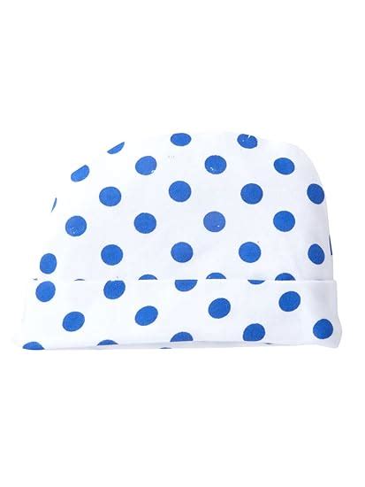 Buy baby wish Baby's Cotton Cap (BPR-CAP-21110-INT-POLKA-PL-BL_Blue_0 ...