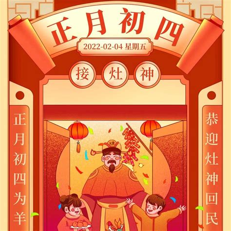 话年俗系列海报丨正月初四_马文_灵台县_审核