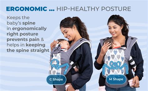 LuvLap Adore Baby Carrier with 2 Carry Positions, Baby Carrier for 4 to ...