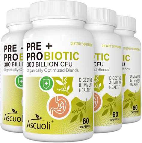 Amazon.com: Probiotics for Women & Men - 300 Billion CFU, 22 Strains Probiotics + 15 Organic ...