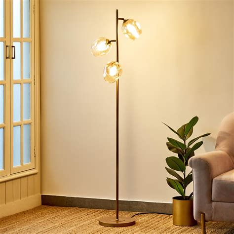 Buy Melody Shellacs Metal Floor Lamp from Home Centre at just INR 7999.0