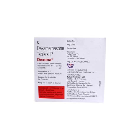 Dexona Tablet 30's Price, Uses, Side Effects, Composition - Apollo Pharmacy