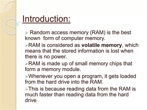 Image result for Topic Random Access Memory