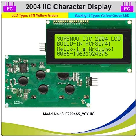 20x4 LCD2004 Parallel Character LCD Display (All Variants) | Makerbazar