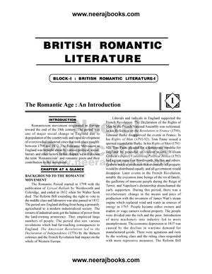 Block 4 - Alfred Tennyson Morte D Arthur - British Literature - IGNOU ...