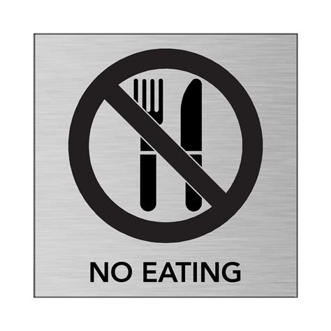 No Eating Signs - Epic Signs