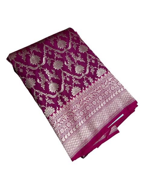 Southloom Banarasi Silk Saree with Woven Work on Body and Borders ...