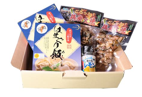 【B114】【贈答＆自宅用】鶏炭火焼＆はまぐり飯のセット（焼き塩レモン付） | ミツイシ オンラインショップ