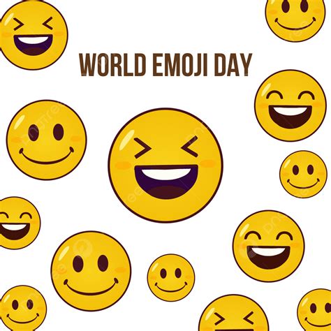 World Emoji Day Design, World Emoji, Emoji Day, World Emoji Day PNG and ...