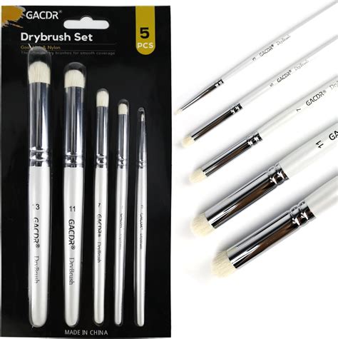 Drybrush Set Hobby Dry Brushing Paint Brushes, Detail Paint Brush Set ...