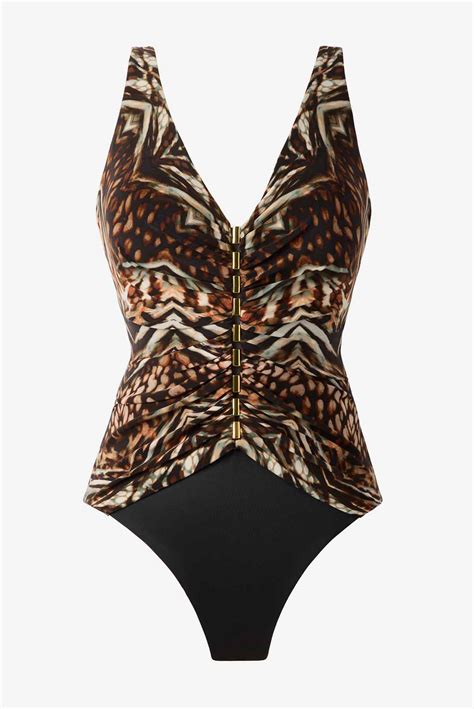 Miraclesuit Tribal Tigress Charmer One Piece Swimsuit