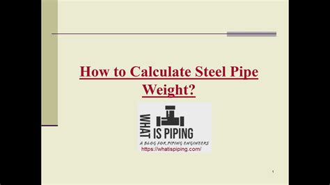 Pipe Weight Calculation Steel Pipe Weight Chart (With PDF), 51% OFF
