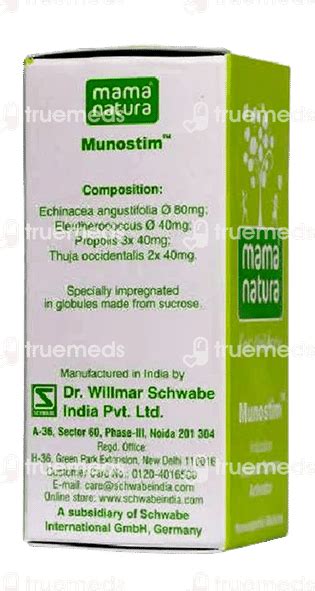 Dr Willmar Schwabe India Munostim Globules 10 Gm - Uses, Side Effects ...