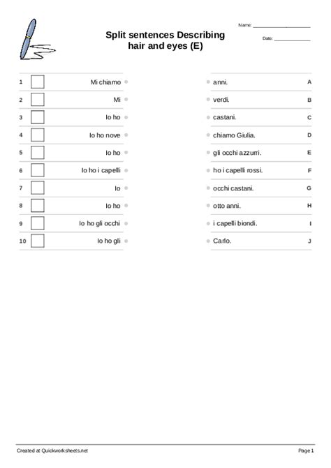 Image result for Fun Italian Worksheets