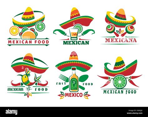 Mexican Fast Food Logo Restaurant Logo Reputable Mexican Food