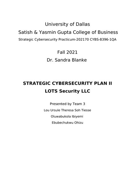 Cyber Security Strategy Plan Example 的图像结果
