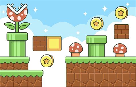 Classic Arcade Video Game Background 23518583 Vector Art at Vecteezy