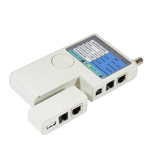 4 in 1 Network Cable Tester RJ45/RJ11/USB/BNC LAN Cable Cat5 Cat6 Wire ...