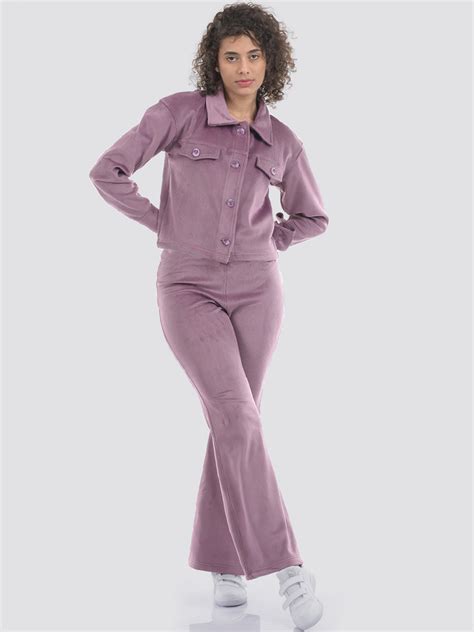 Buy ONEWAY Women Corduroy Jacket With Trousers Set - Tracksuits for ...