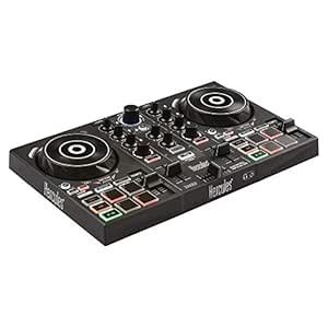 Hercules DJ Controller AMS-DJC-INPULSE-200 - USB - 2 Channels - 2020 ...