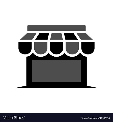 Samll Shop Vector Image 的图像结果