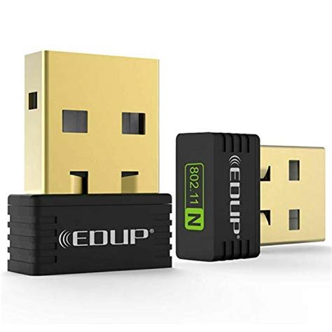 WHIZZO 1X(EDUP Mini USB Wireless WiFi Adapter 150mbps wi-fi Receiver ...