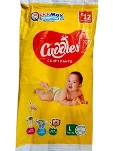 Buy Cuddle Baby Diaper Pants, Size All round Protection Pants (Pack of ...