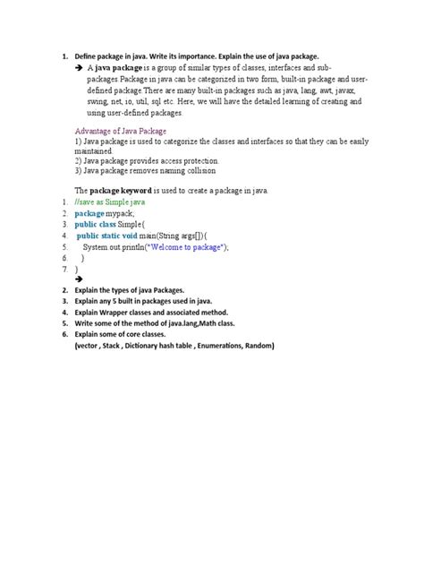 Package Import in Core Java Examples 的图像结果