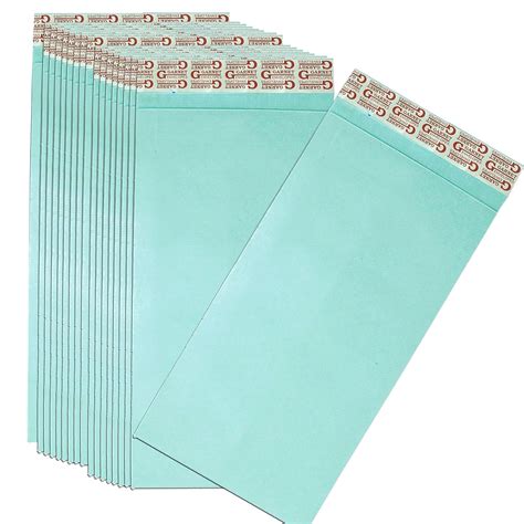 MasterStor 50 Pack Of Green Envelope Business Catalog Cloth Line ...