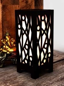 Kartik Craft Wooden Led Table Lamp With Creative Design Table Lamp ...