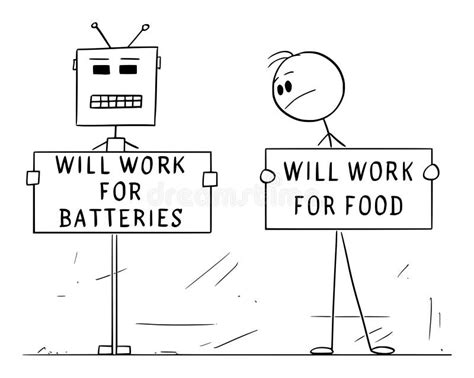 Cartoon Robot Doing Work 的图像结果