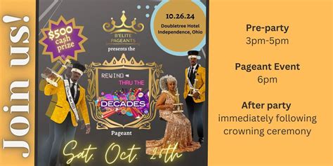 Rewind Thru the Decades Pageant/Competition, Doubletree Hotel ...
