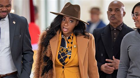 US Rep. Jasmine Crockett attends a rally with the Texas Organizing Project in San Antonio on February 22.
