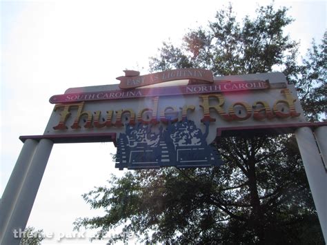 Thunder Road at Carowinds | Theme Park Archive