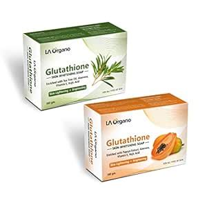 Buy LA Organo Glutathione Papaya & Tea Tree Soap For Lightening ...