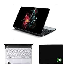 StickerKing 3in1 Laptop Accessories Combo 15.6 Inch Musical Guitar ...