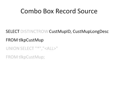 How to Filter Access Report Using Combo Box 的图像结果