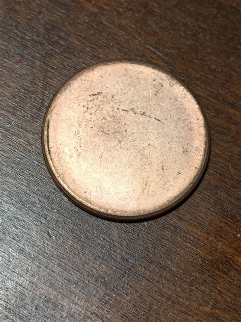 Blank Penny Planchet mint Error Coin Item 0219011 - For Sale, Buy Now ...
