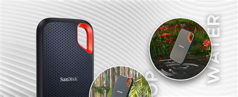 SanDisk 1TB Extreme Portable SSD 1050MB/s R, 1000MB/s W,Upto 2 Meter ...