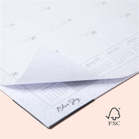 BlueSky Blue Sky 2025 Monthly Desk Pad Calendar, January India | Ubuy