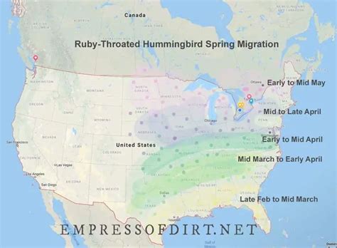 Image result for Hummingbird Tracking Map