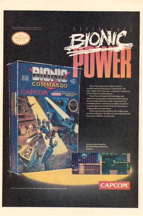 Image result for Bionic Commando 1987