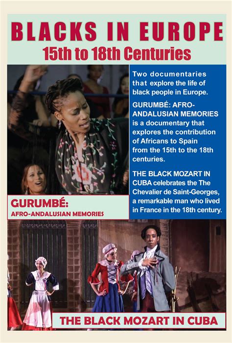 BLACKS IN EUROPE - 15th to 18th Centuries – African Diaspora DVD