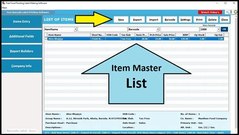Image result for Food Label Software