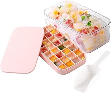 Buy UMAI 2 Layer Ice Cube Trays with Storage Box & Ice Scoop | 64 ...