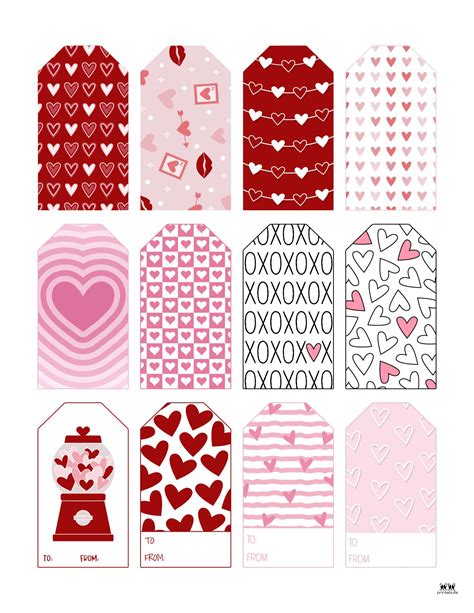 Choose from 300 Valentine's Day tags perfect for treat bags, gift tags ...