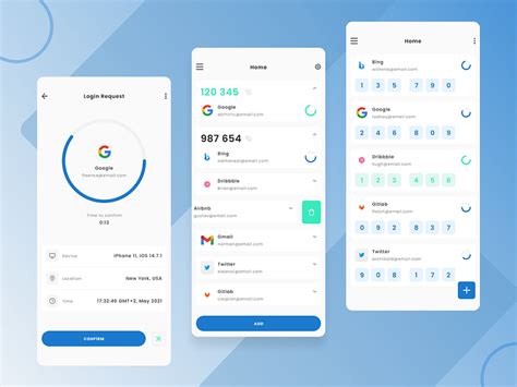 Image result for Authenticator App Code UI